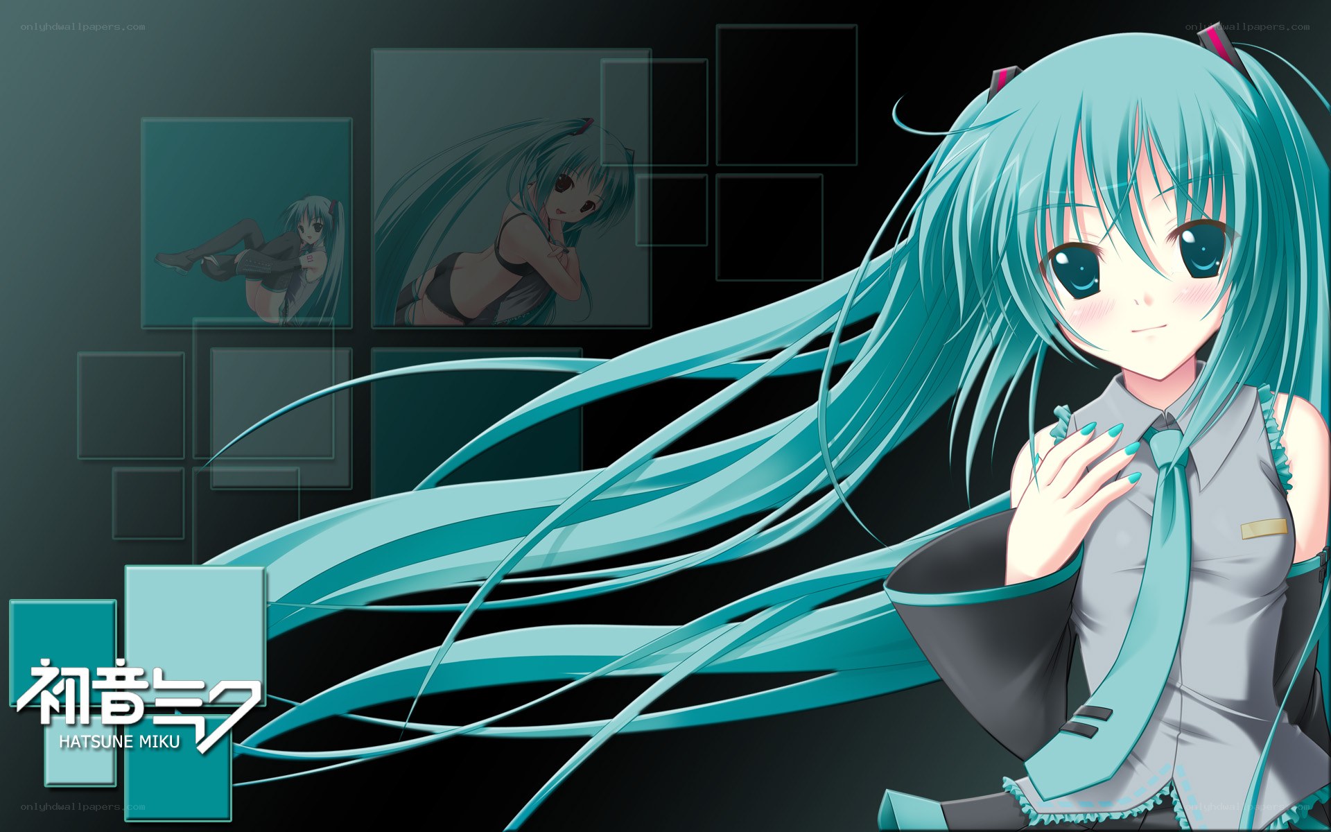 Hatsune Miku anime wallpaper