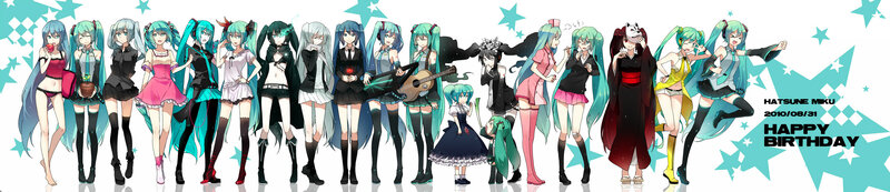Hatsune Miku birthday illustration