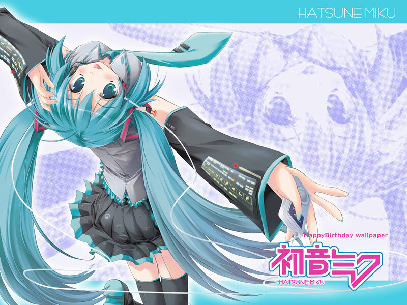 Hatsune Miku birthday wallpaper