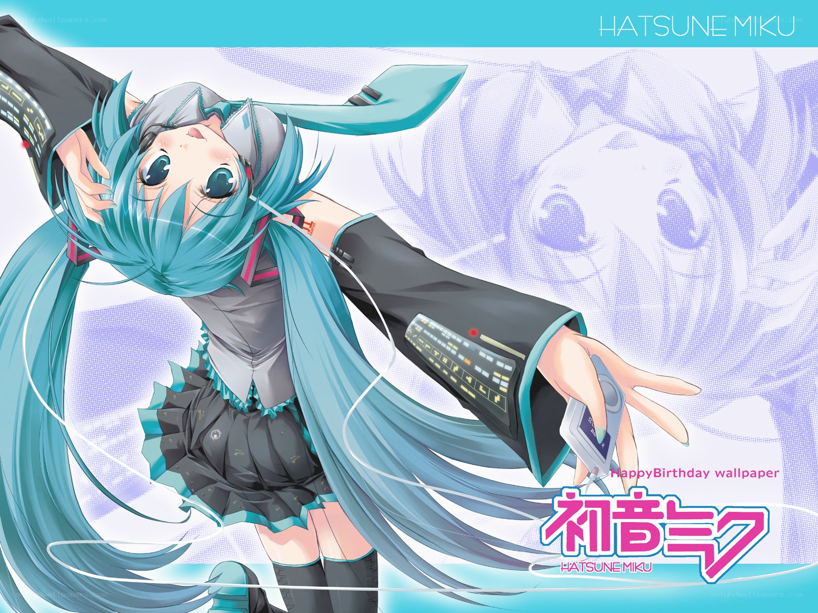 Hatsune Miku birthday wallpaper