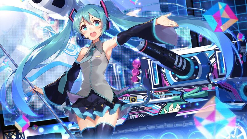 Hatsune Miku Character — Blue, Energetic, Anime