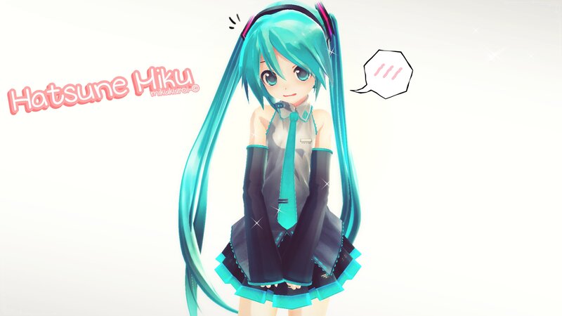 Hatsune Miku Character — Cyan, Neutral