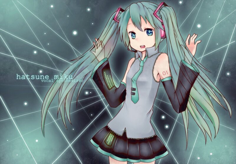 Hatsune Miku Character — Green