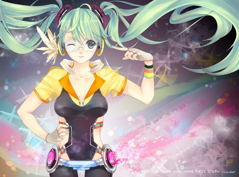 Hatsune Miku dancing