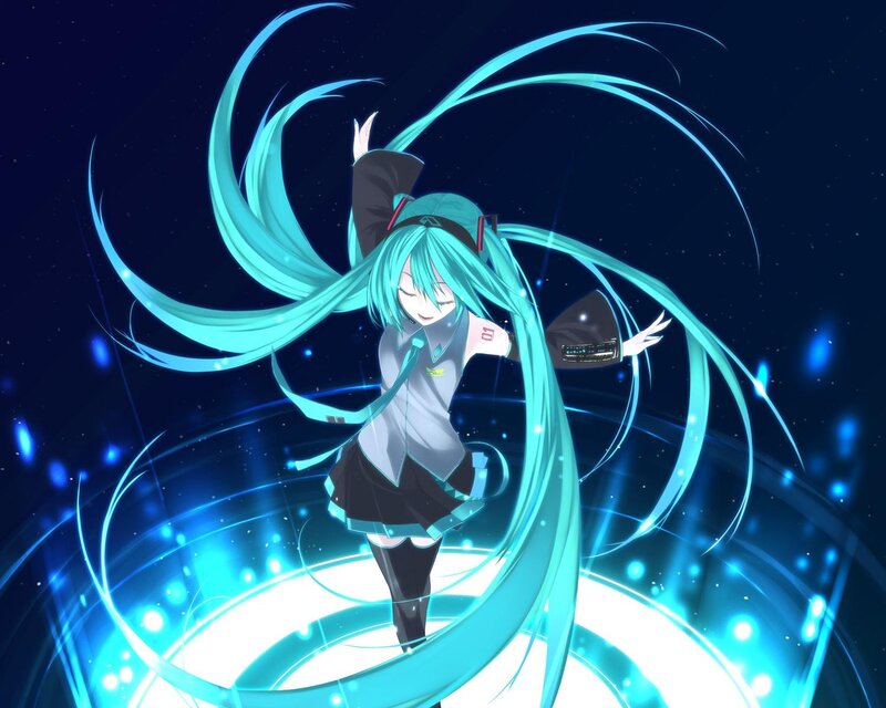 Hatsune Miku dancing