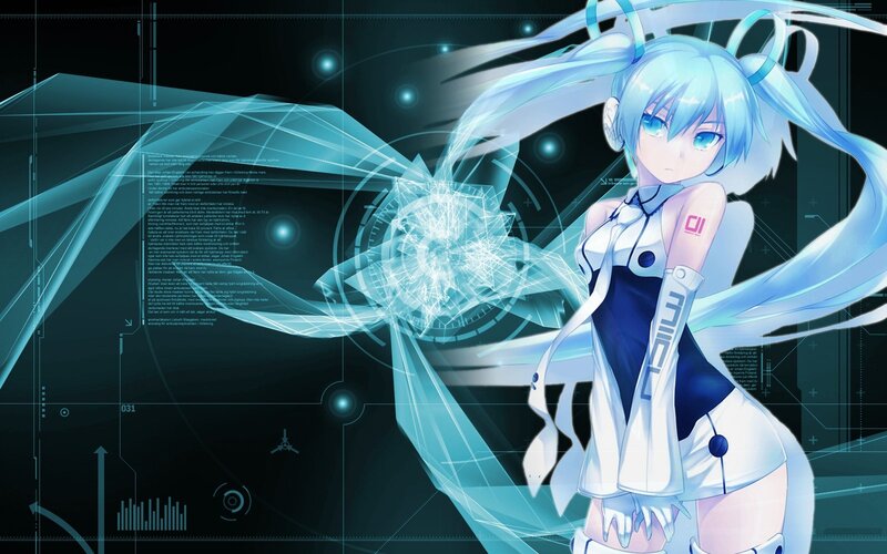 hatsune miku digital art