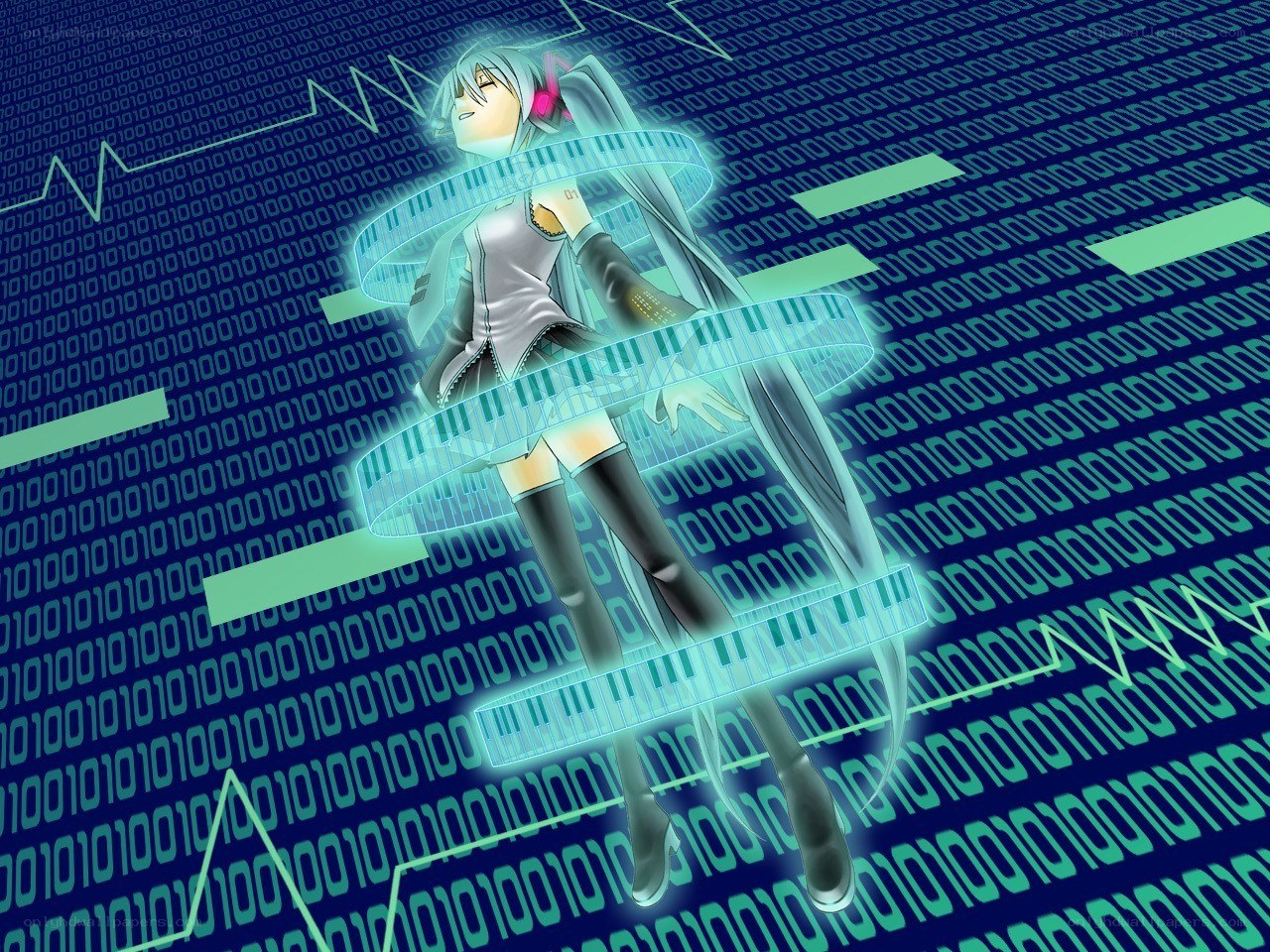 hatsune miku digital art