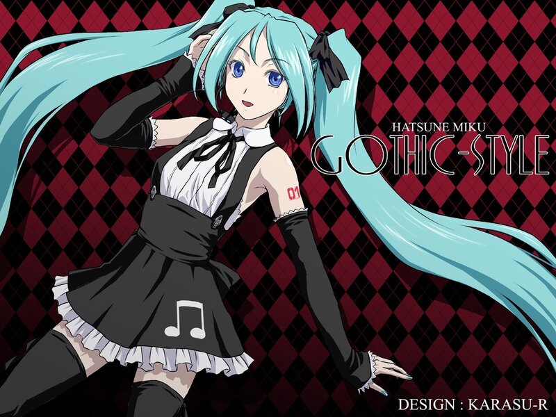 Hatsune Miku Gothic Style