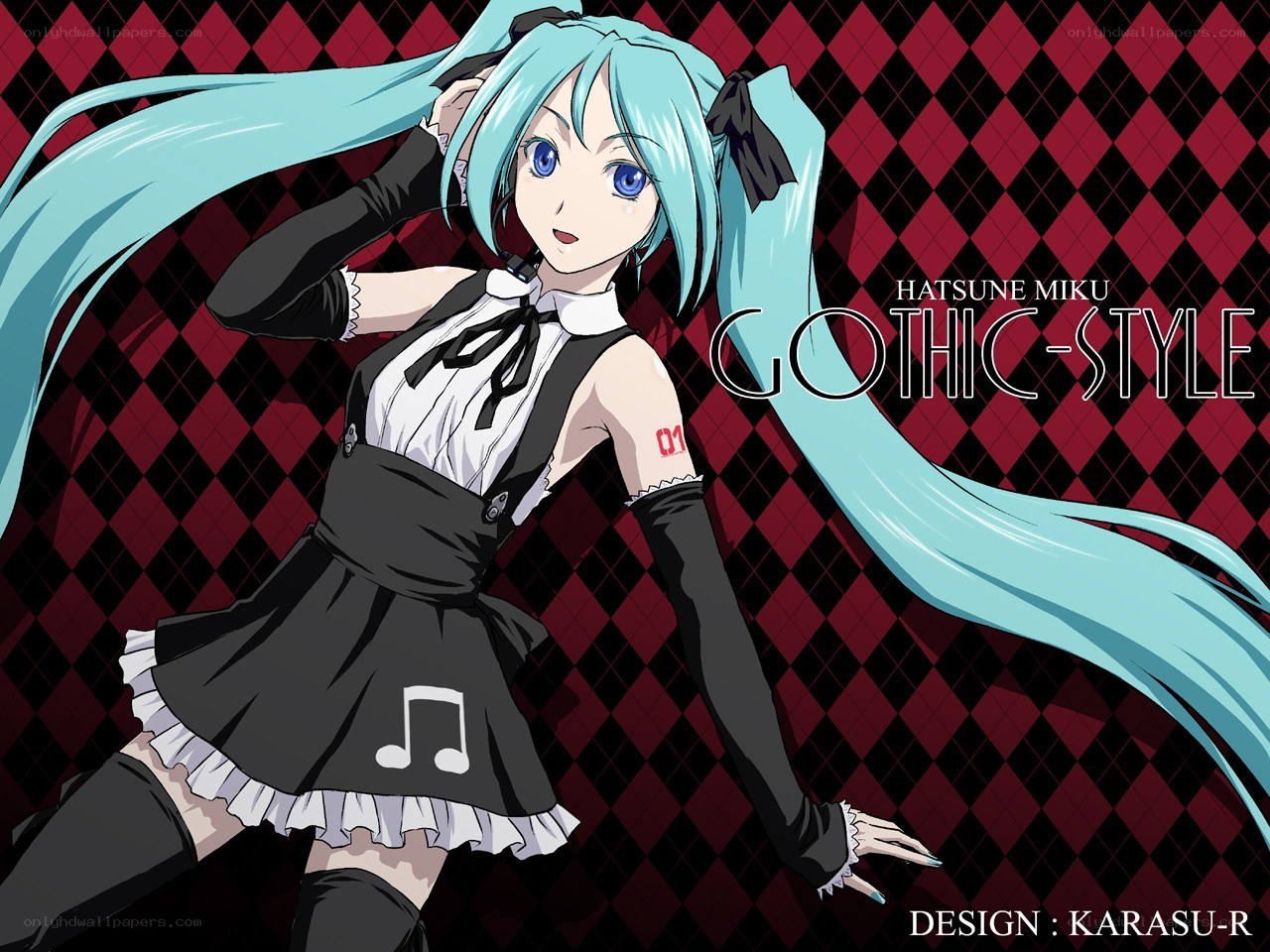 Hatsune Miku Gothic Style