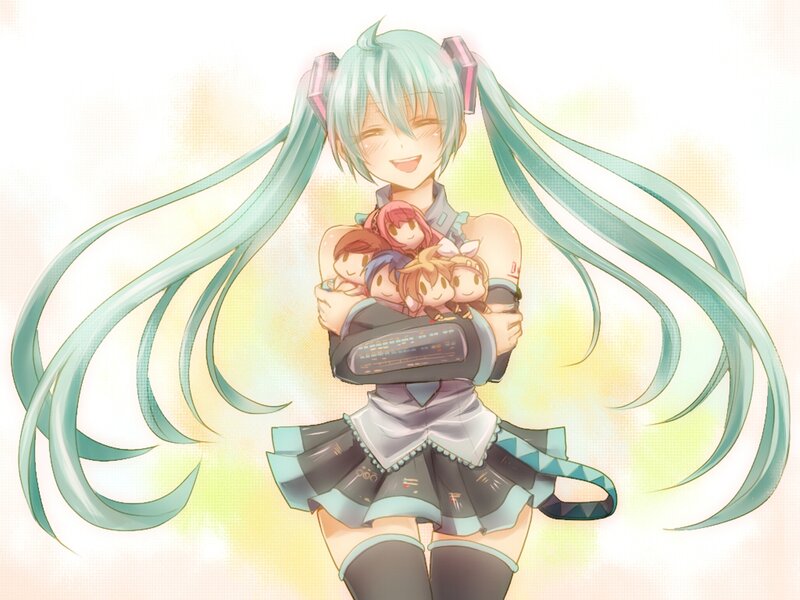 Hatsune Miku Hugging Figures