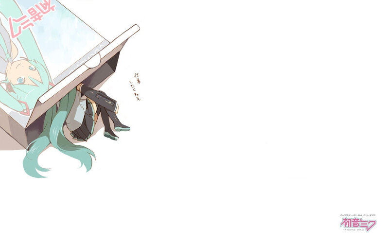 Hatsune Miku in a box