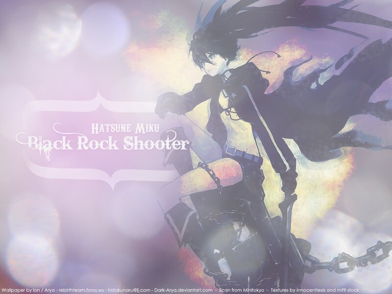 Hatsune Miku in Black Rock Shooter