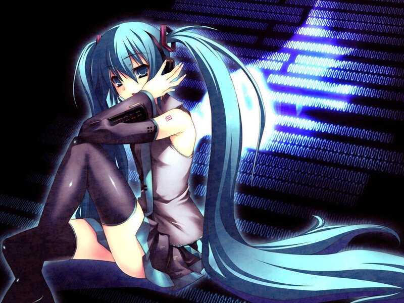 Hatsune Miku in digital world