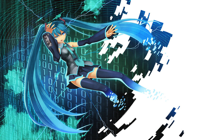 hatsune miku in digital world