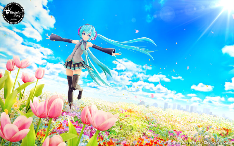 Hatsune Miku in Field