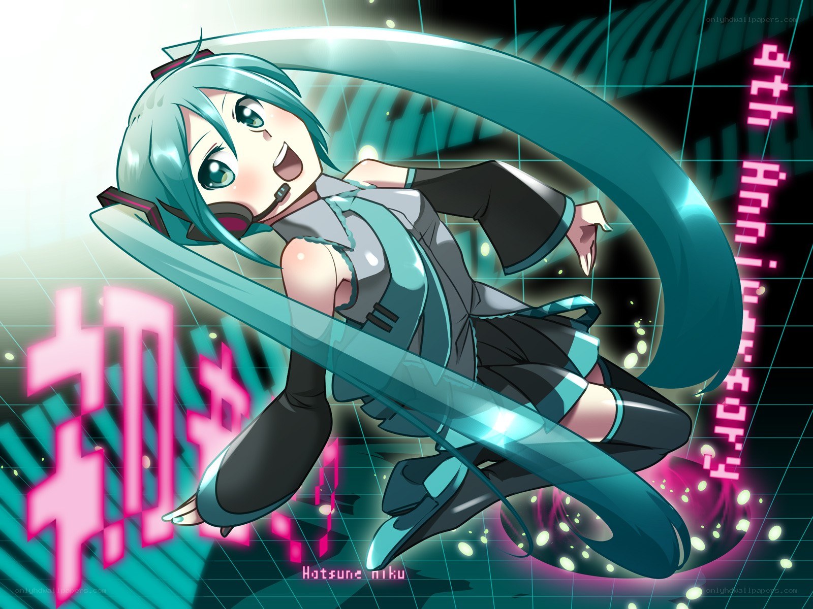 Hatsune Miku in motion