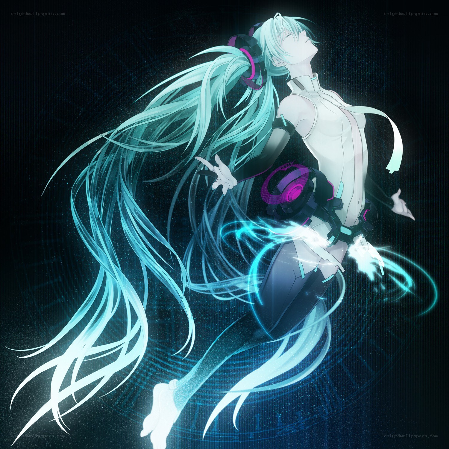 Hatsune Miku in motion