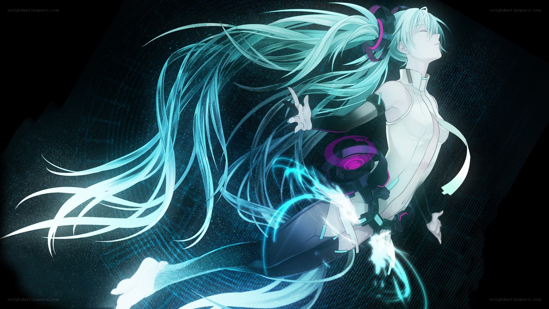 hatsune miku in motion