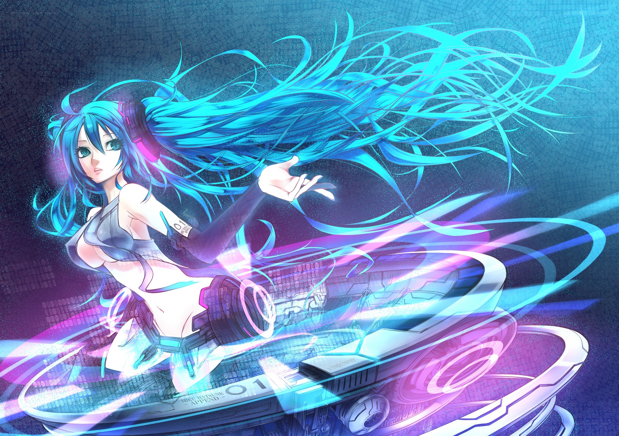 hatsune miku in motion