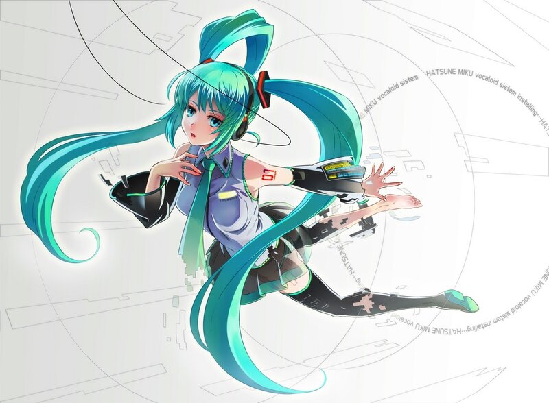 Hatsune Miku in motion