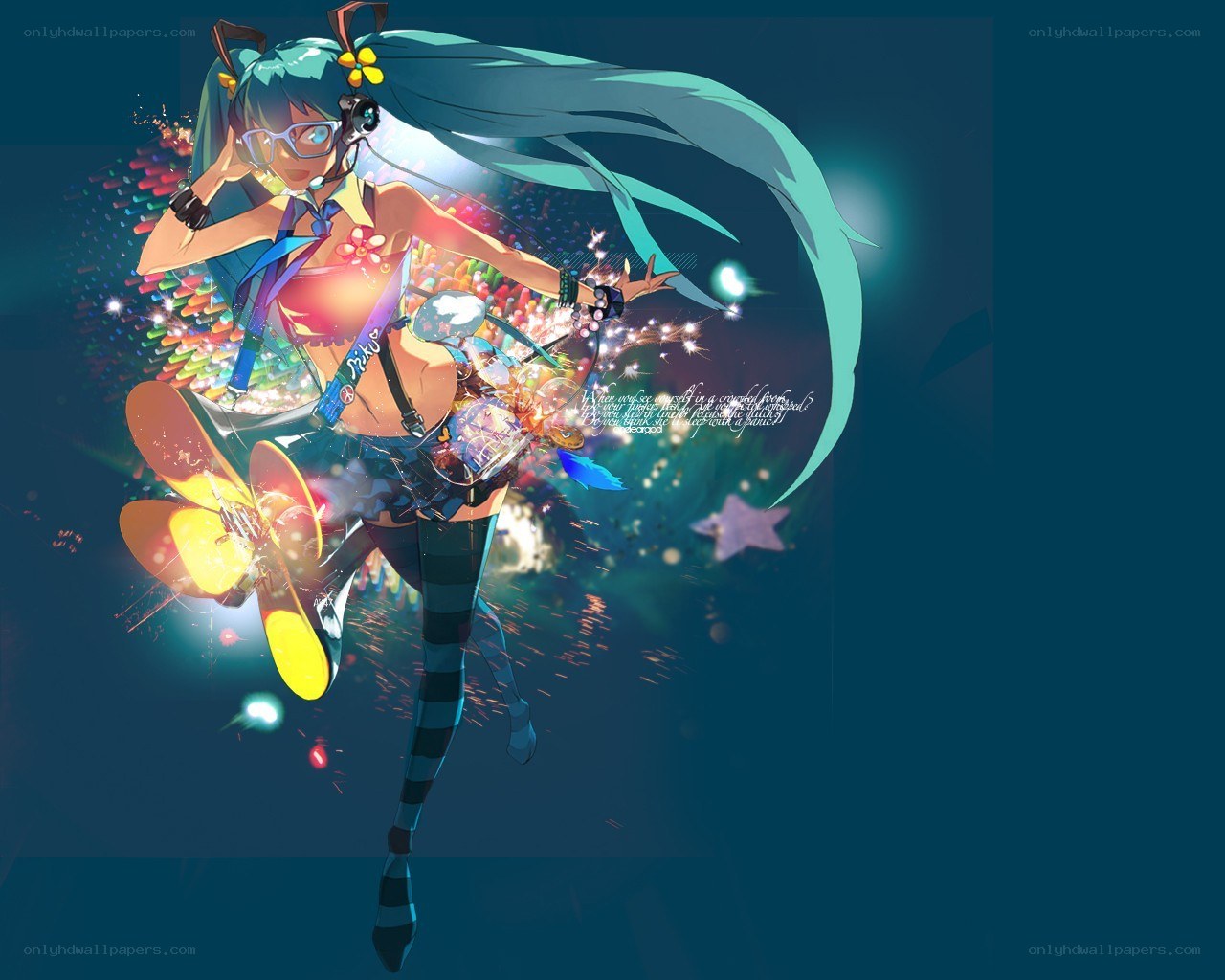 hatsune miku in motion