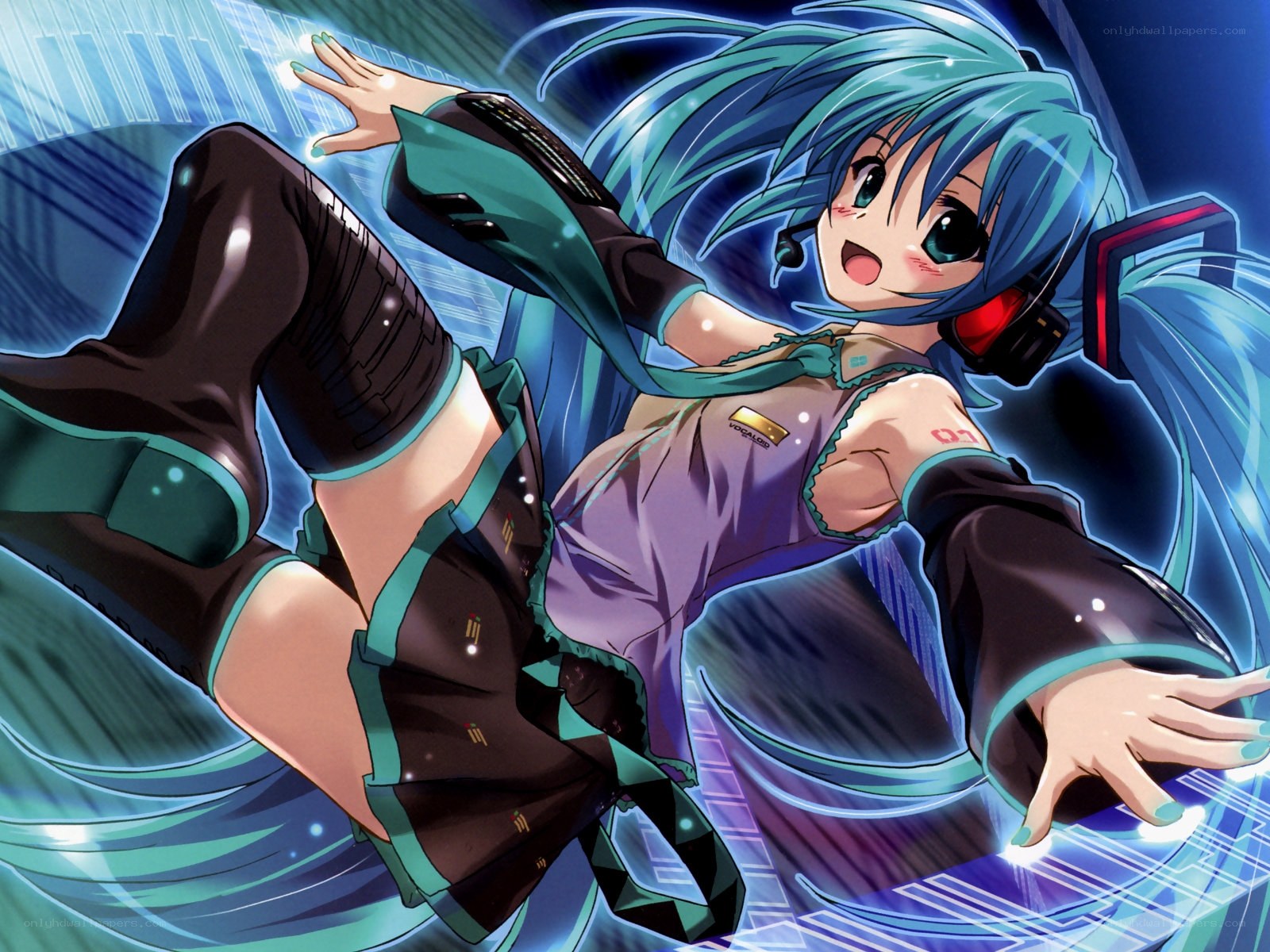 hatsune miku in motion