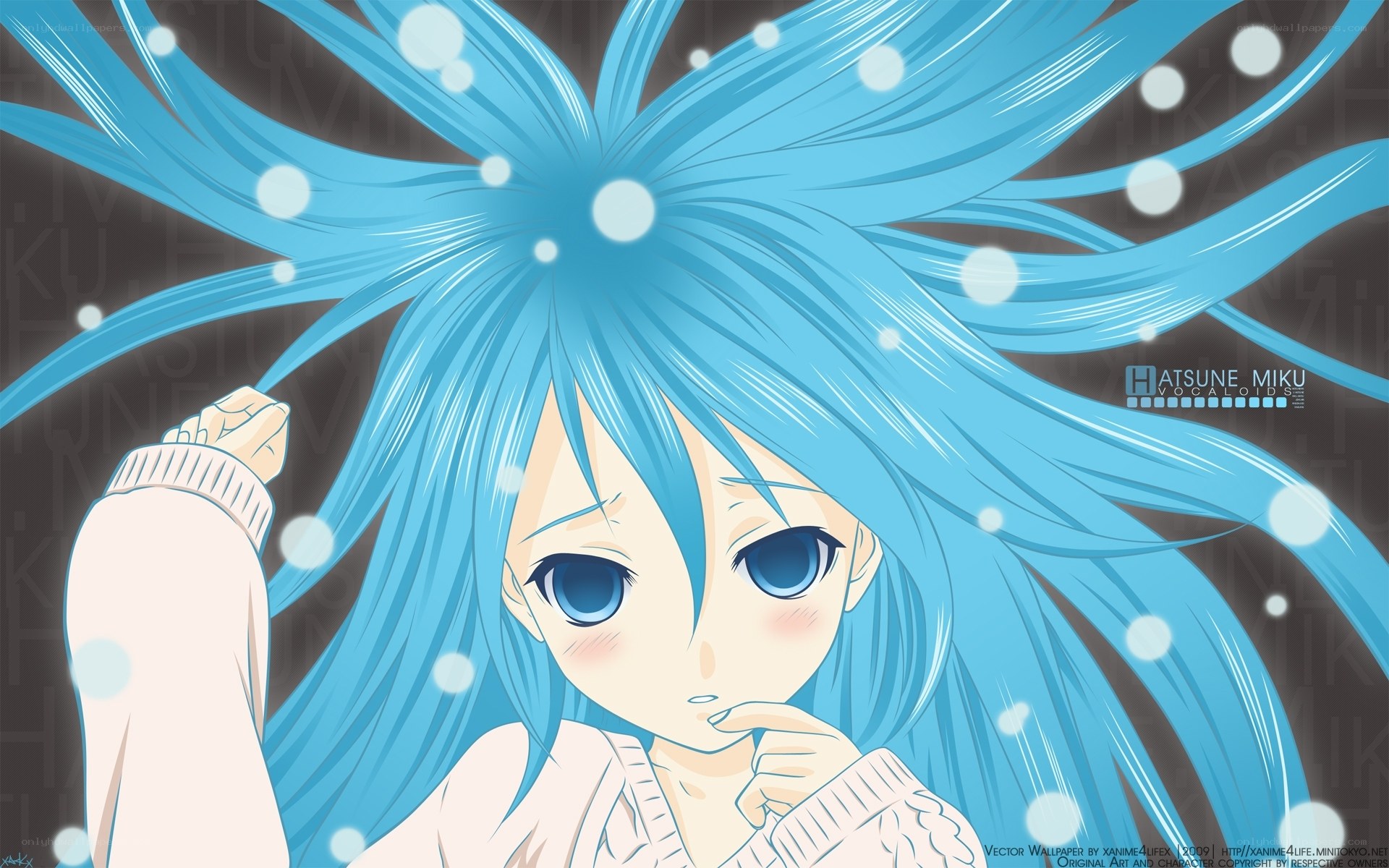 Hatsune Miku in snow