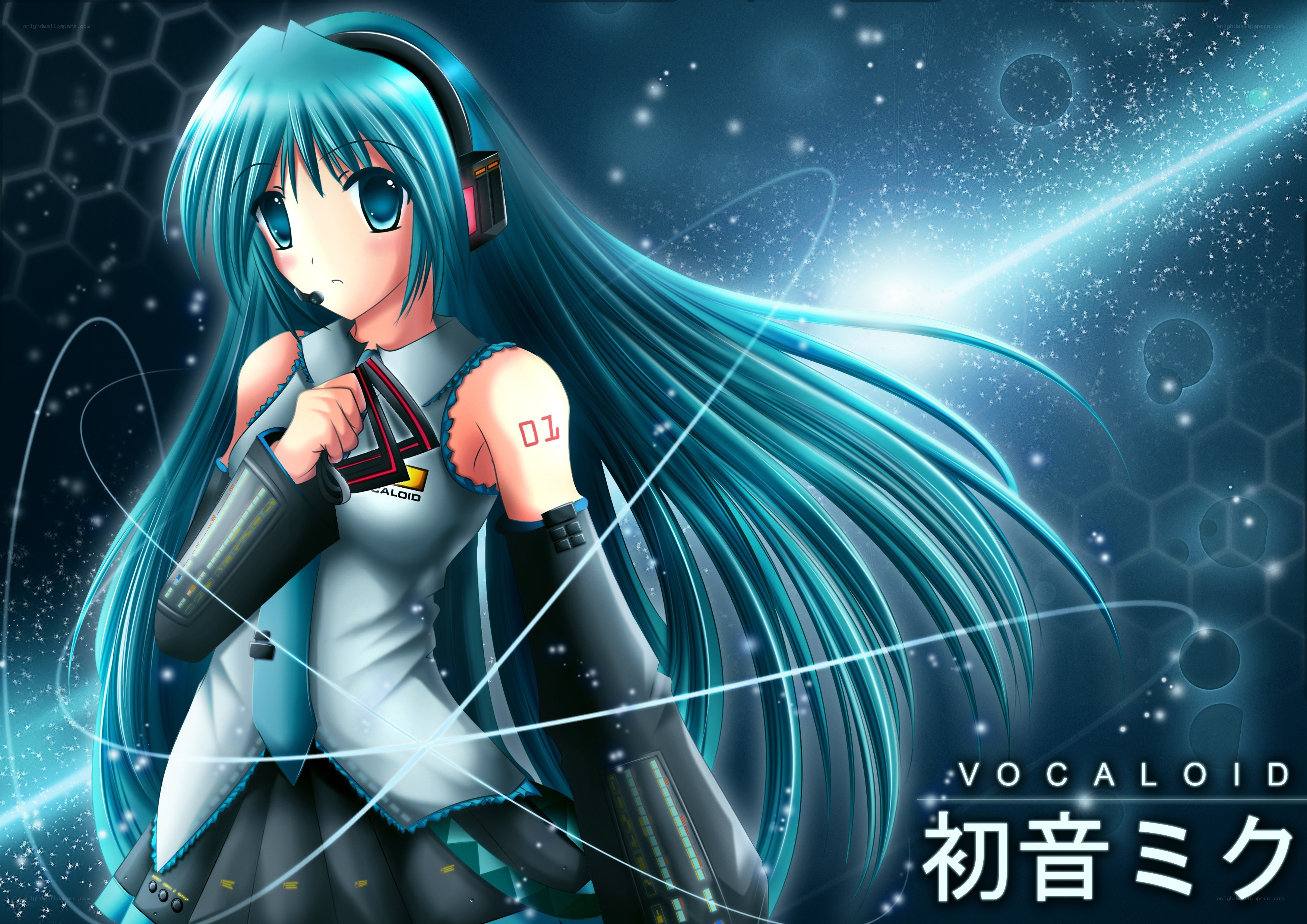 Hatsune Miku in space