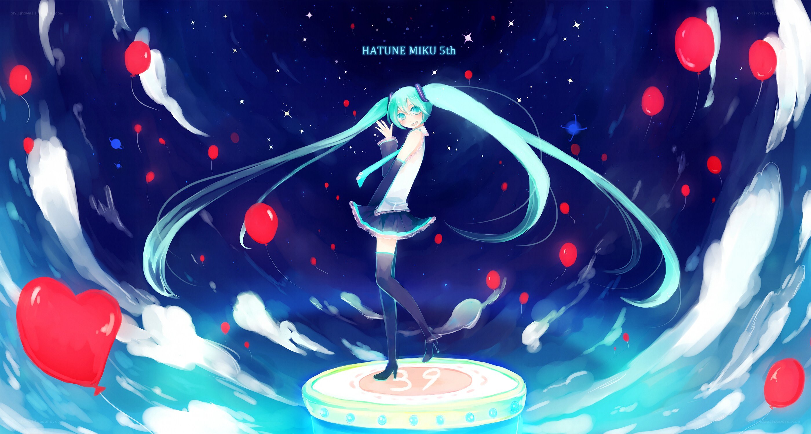 Hatsune Miku in space