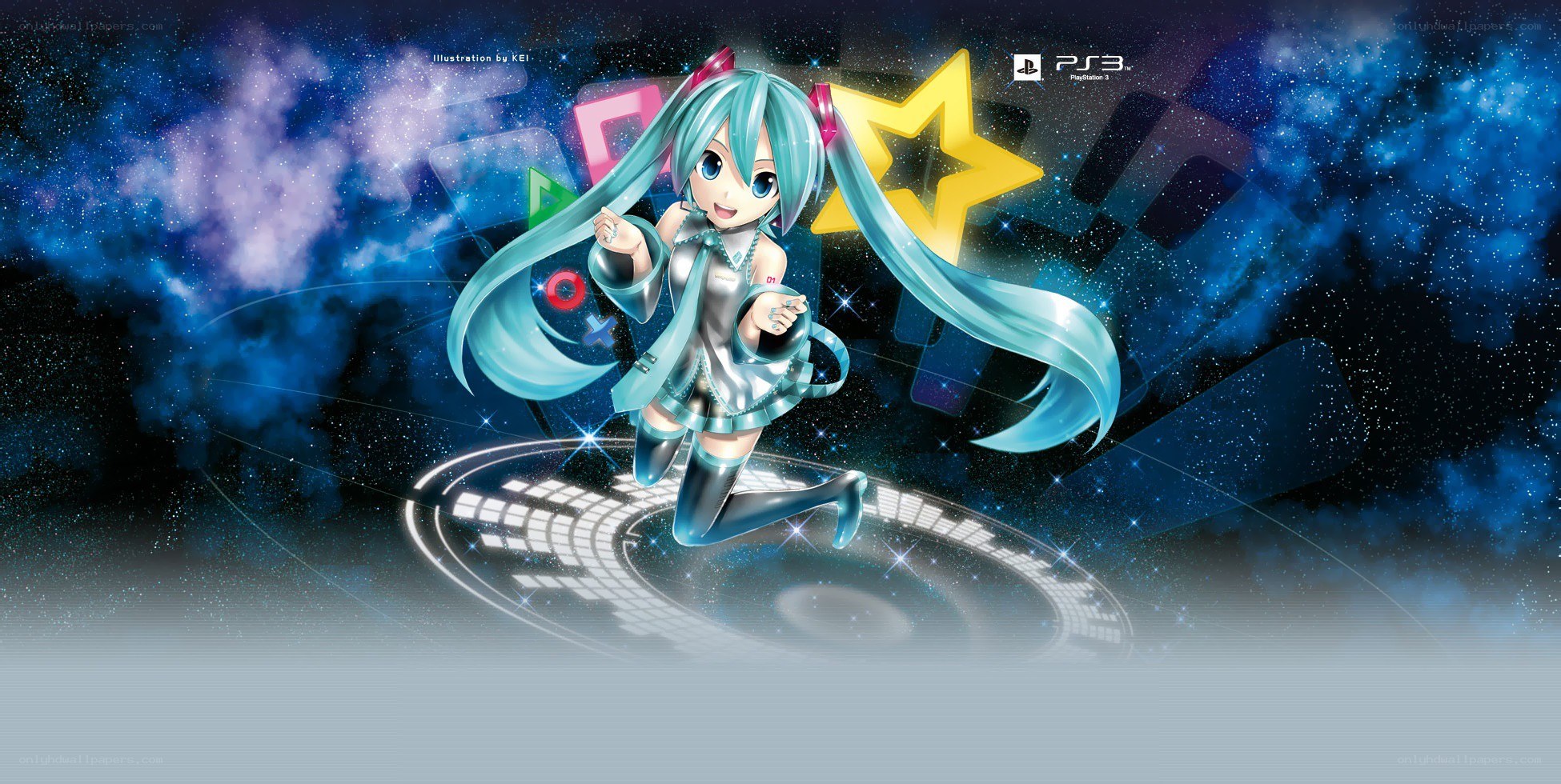 Hatsune Miku in space