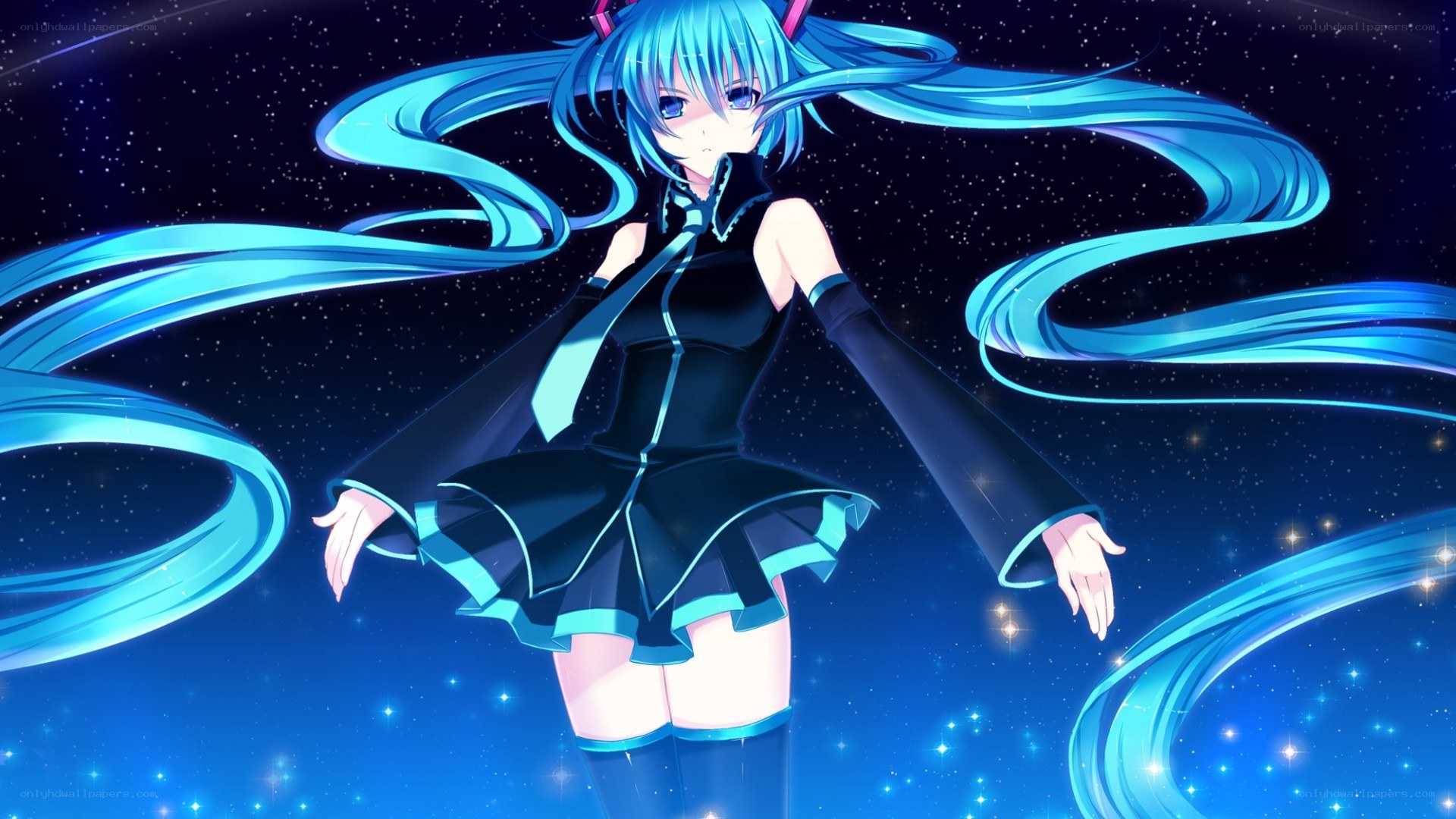 Hatsune Miku in space