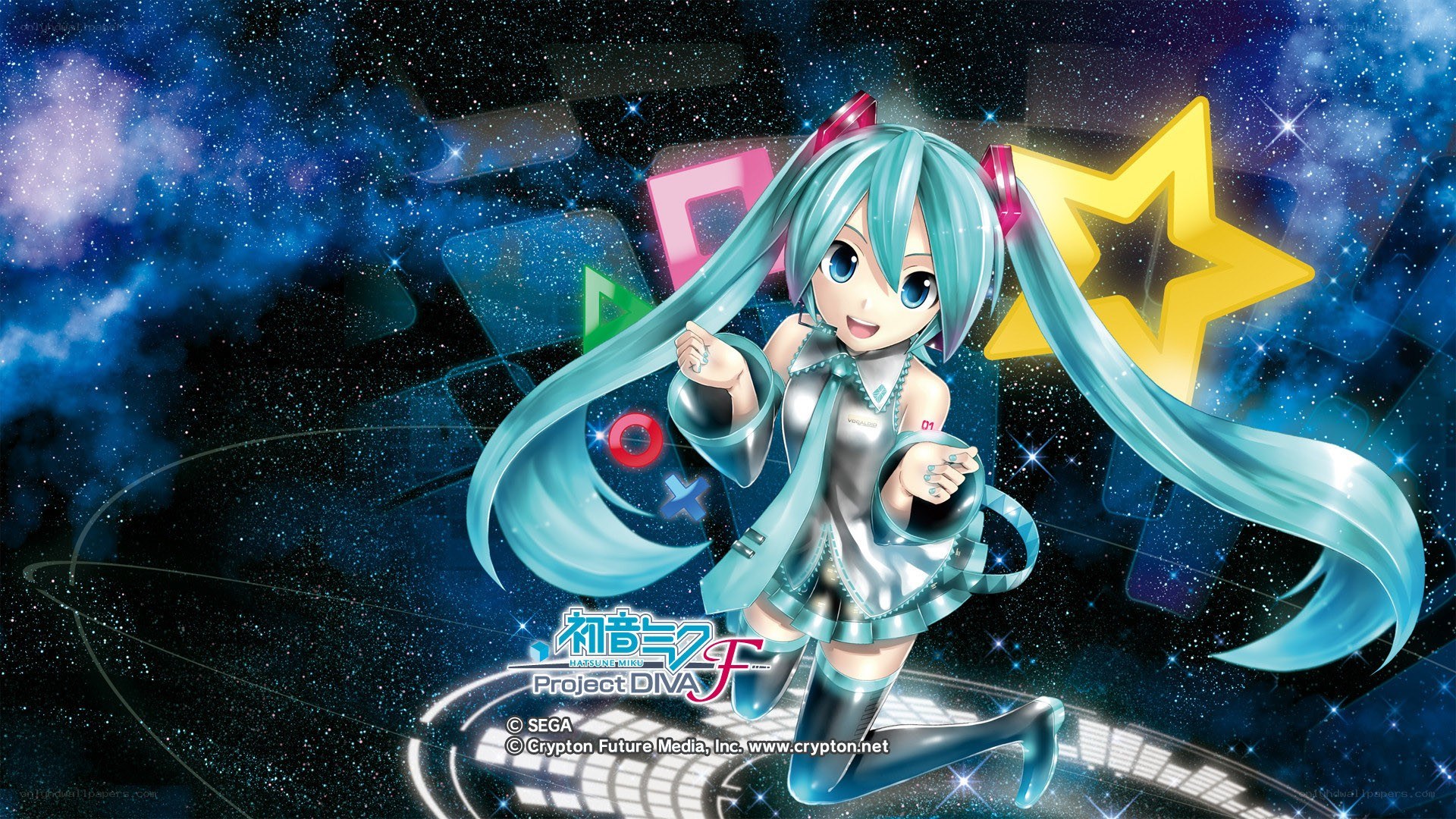 Hatsune Miku in space