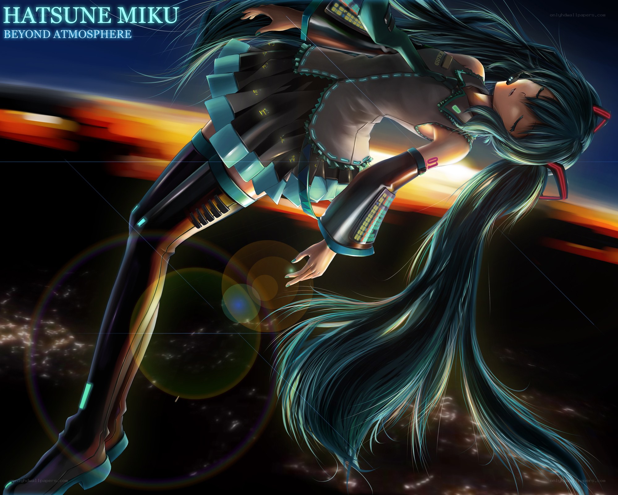 Hatsune Miku in space