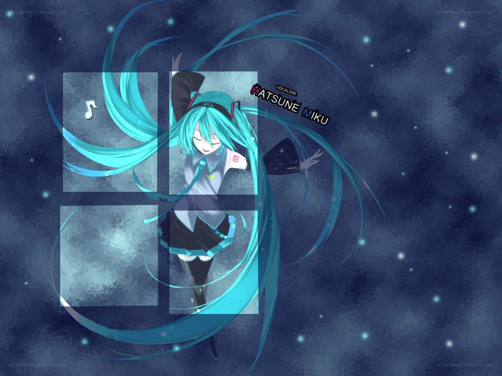 Hatsune Miku in space