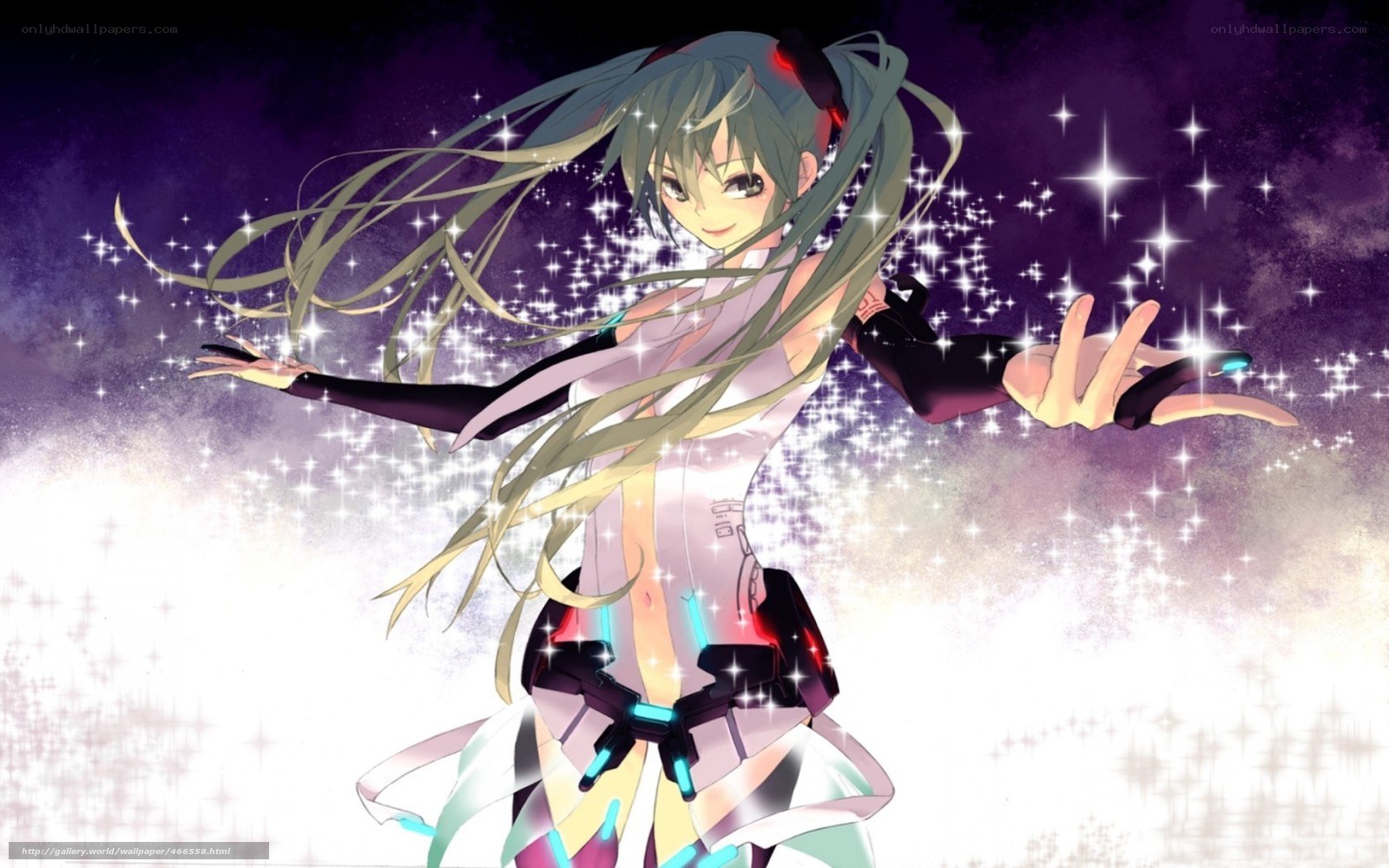 hatsune miku in starlight