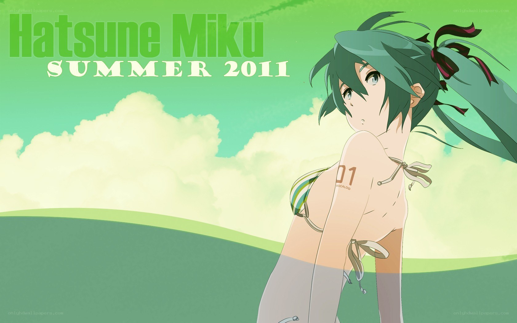 Hatsune Miku in summer