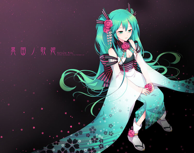 Hatsune Miku in traditional attire