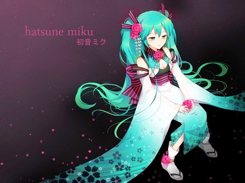 Hatsune Miku in traditional attire