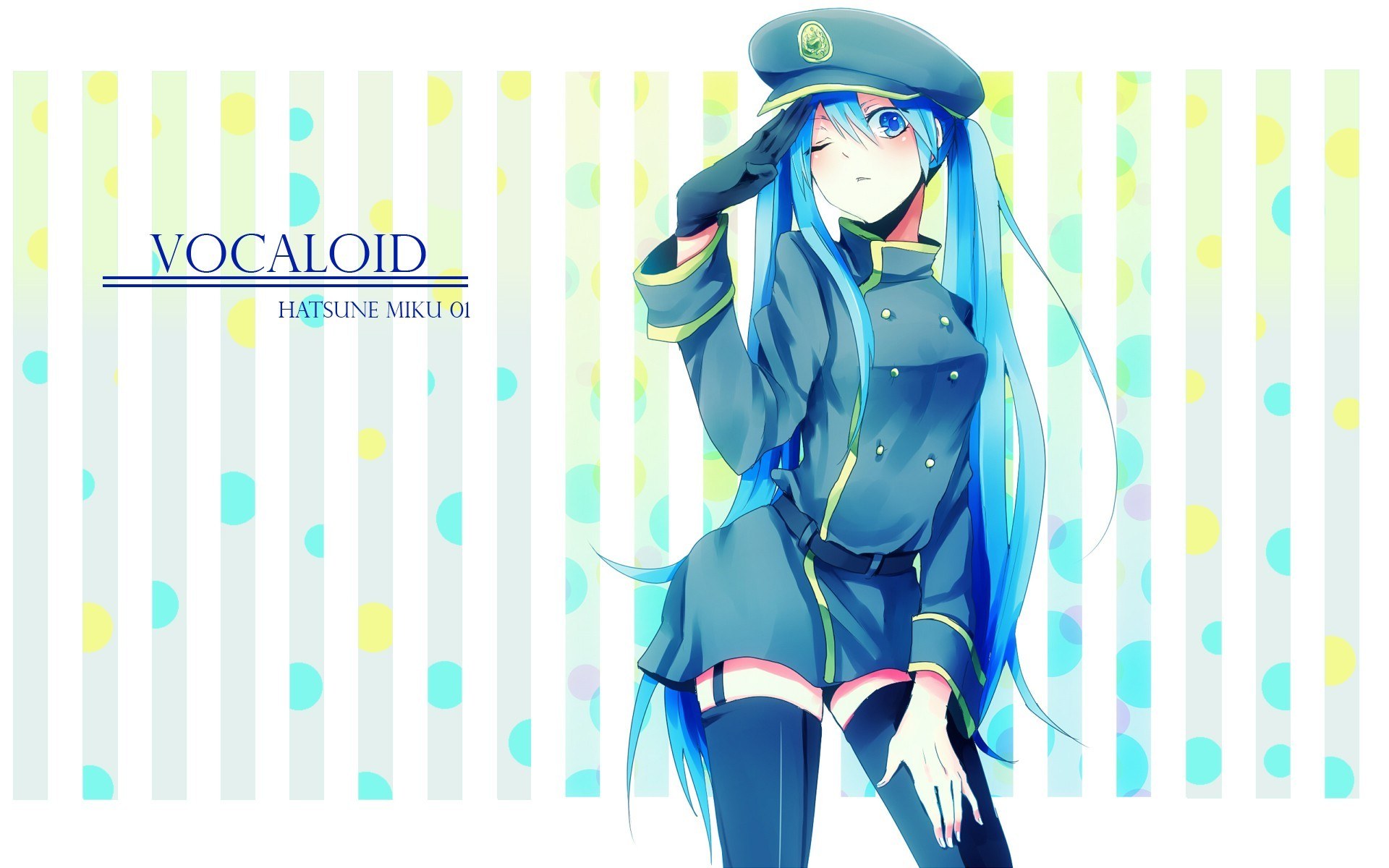 Hatsune Miku in uniform