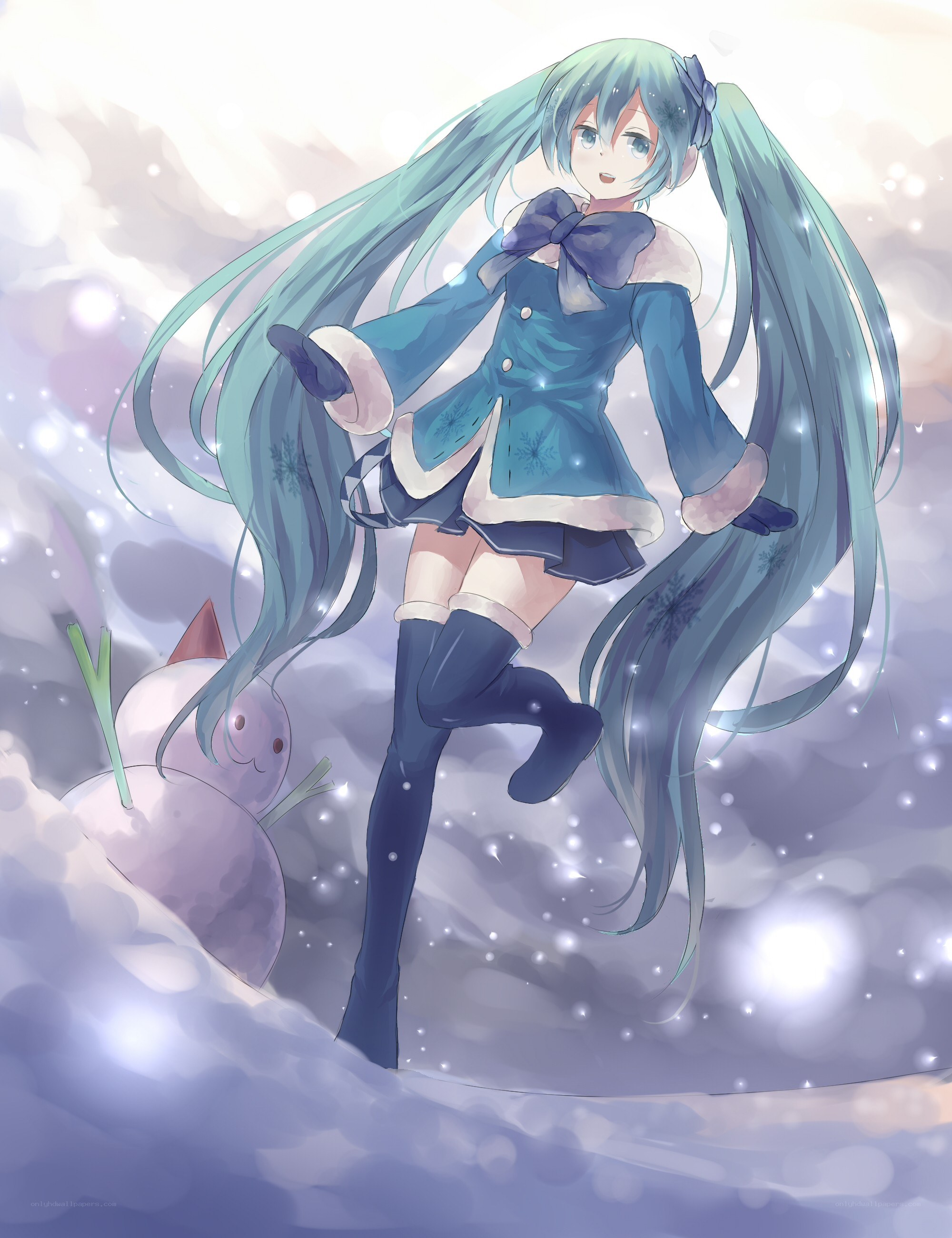 Hatsune Miku in winter