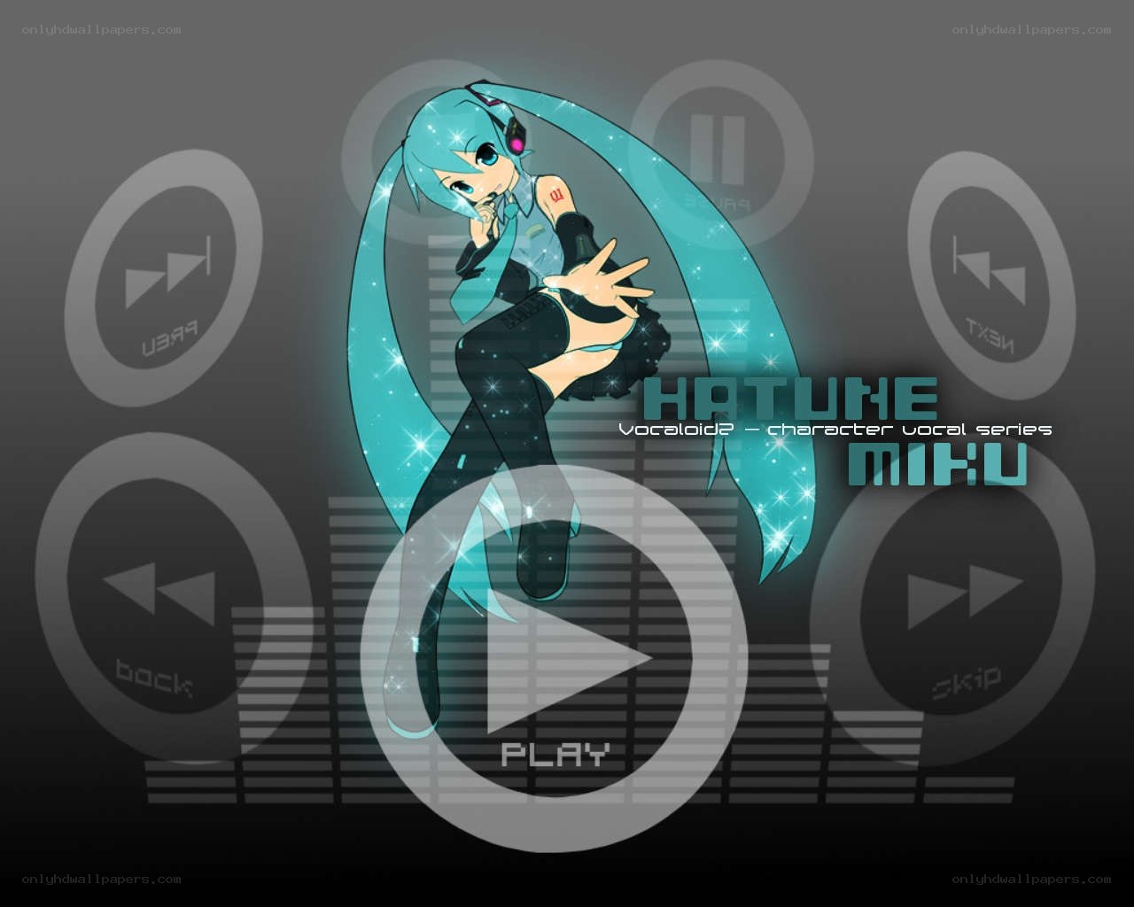Hatsune Miku music player