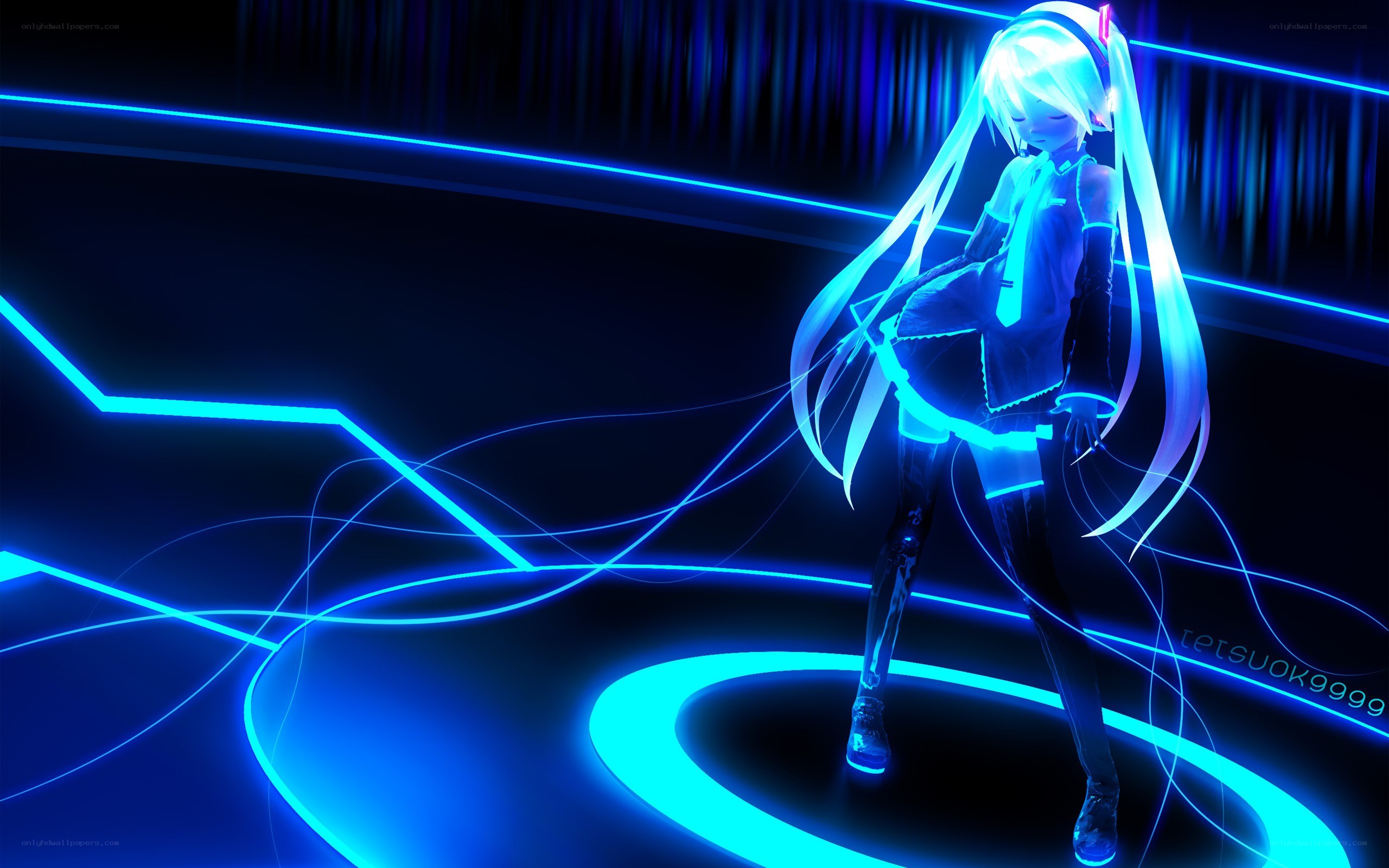 hatsune miku neon lights