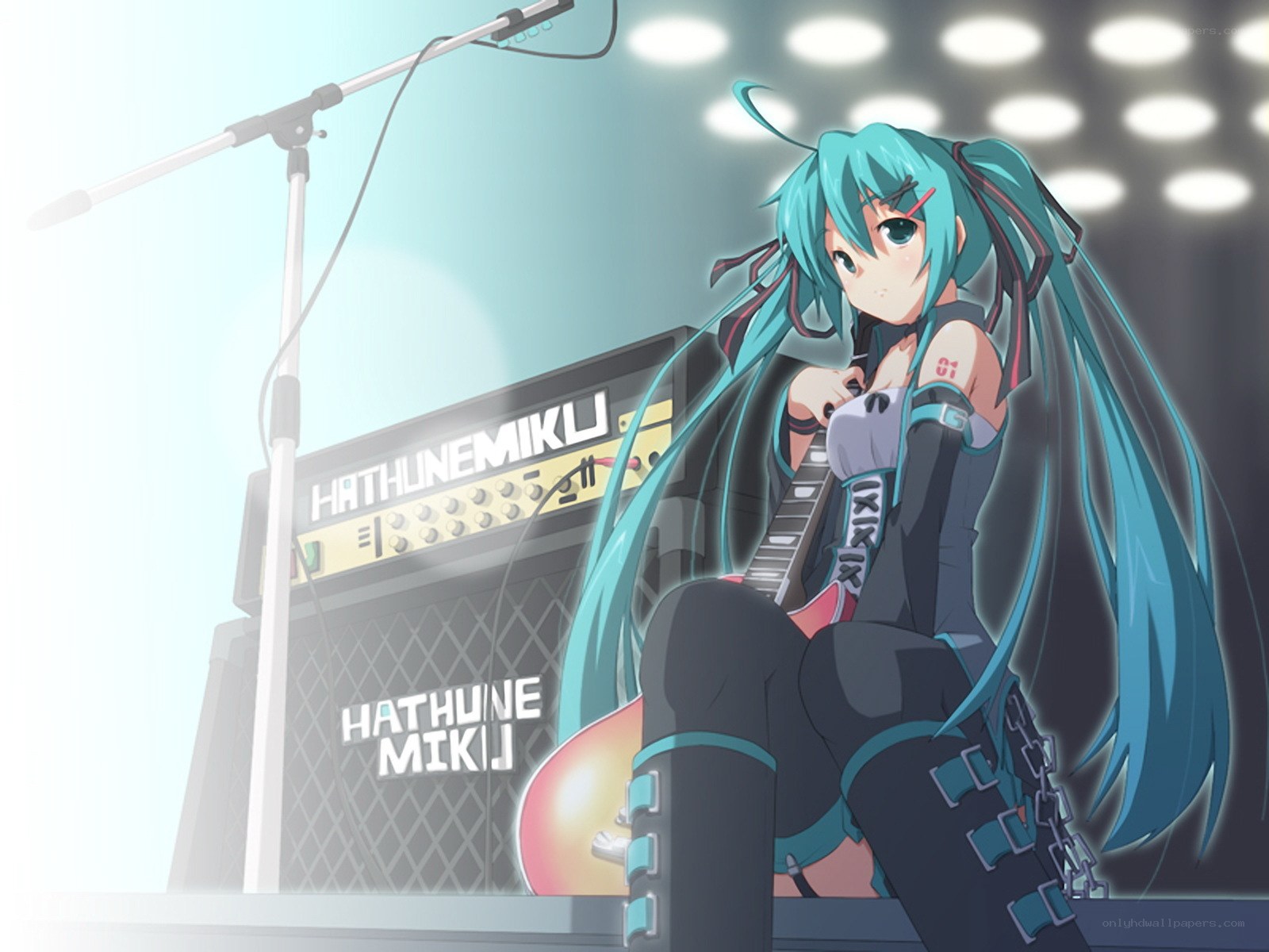 Hatsune Miku on stage
