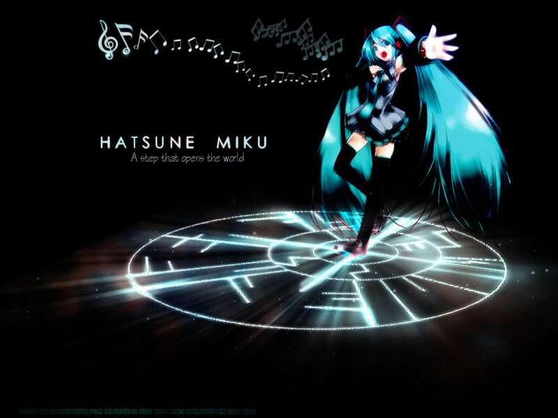 Hatsune Miku performing