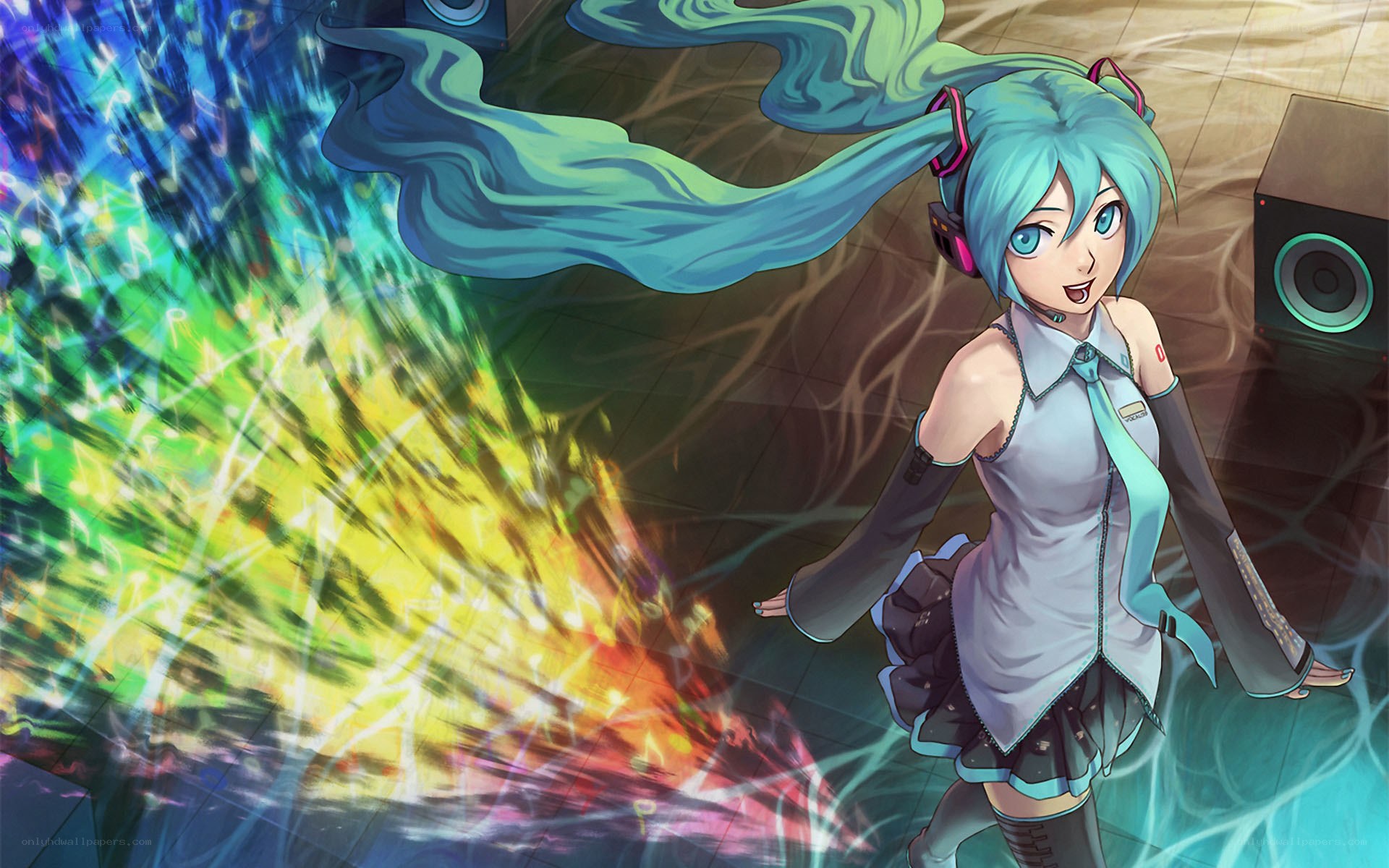 hatsune miku performing