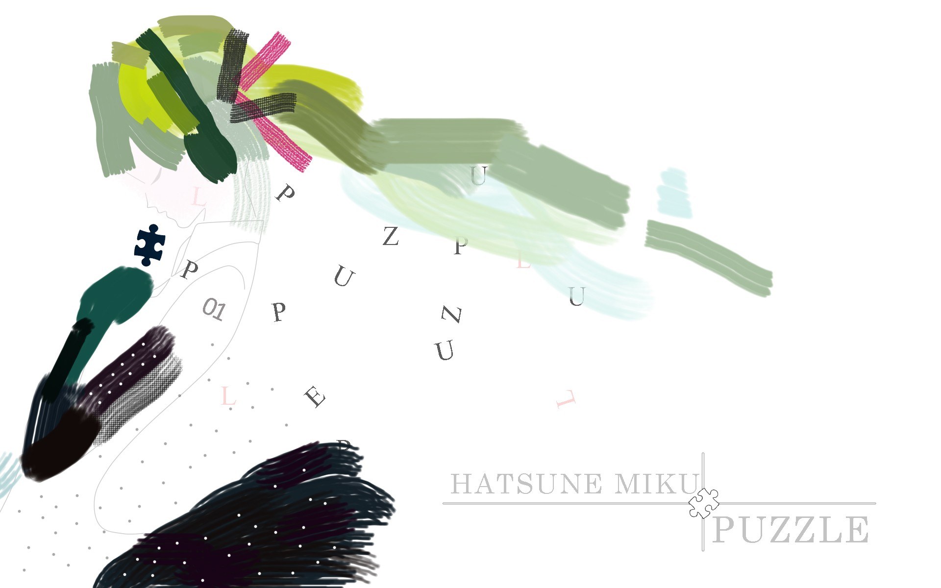 Hatsune Miku Puzzle Art