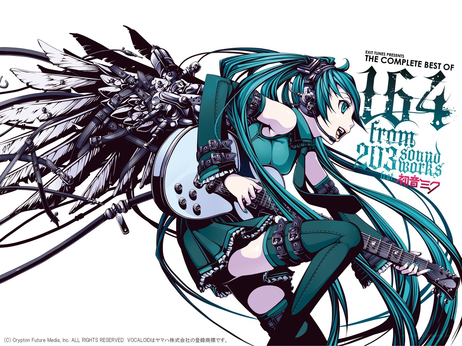 Hatsune Miku rock performance