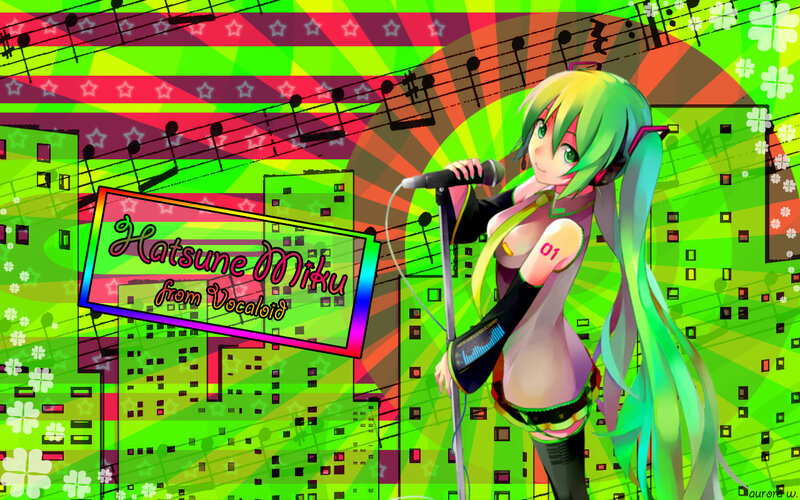 Hatsune Miku singing