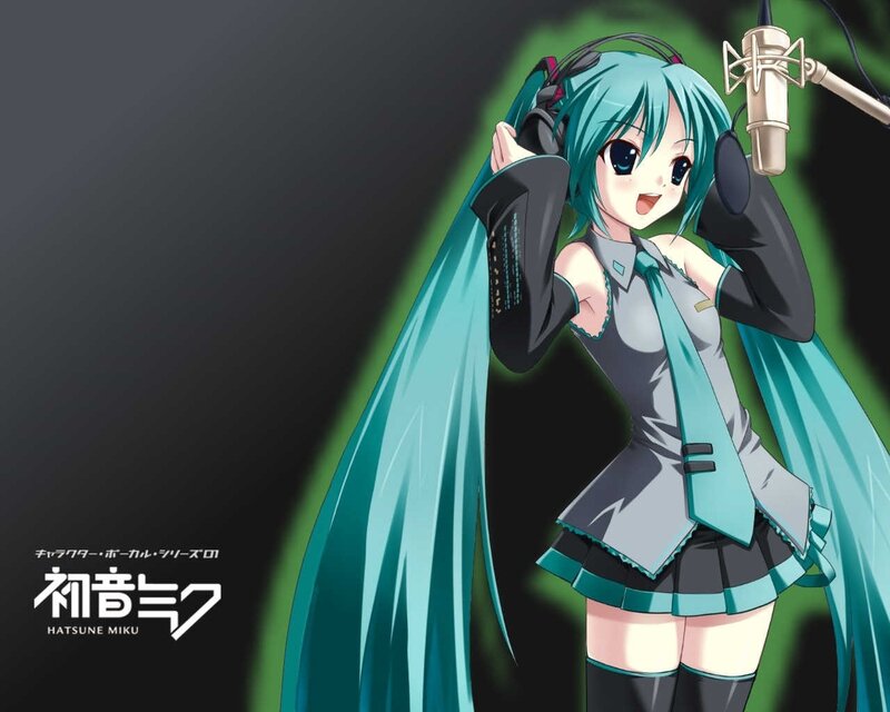 Hatsune Miku singing