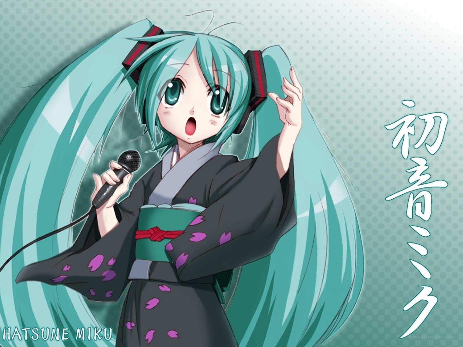 Hatsune Miku singing